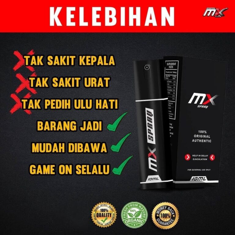 mx spray ubat tahan lama